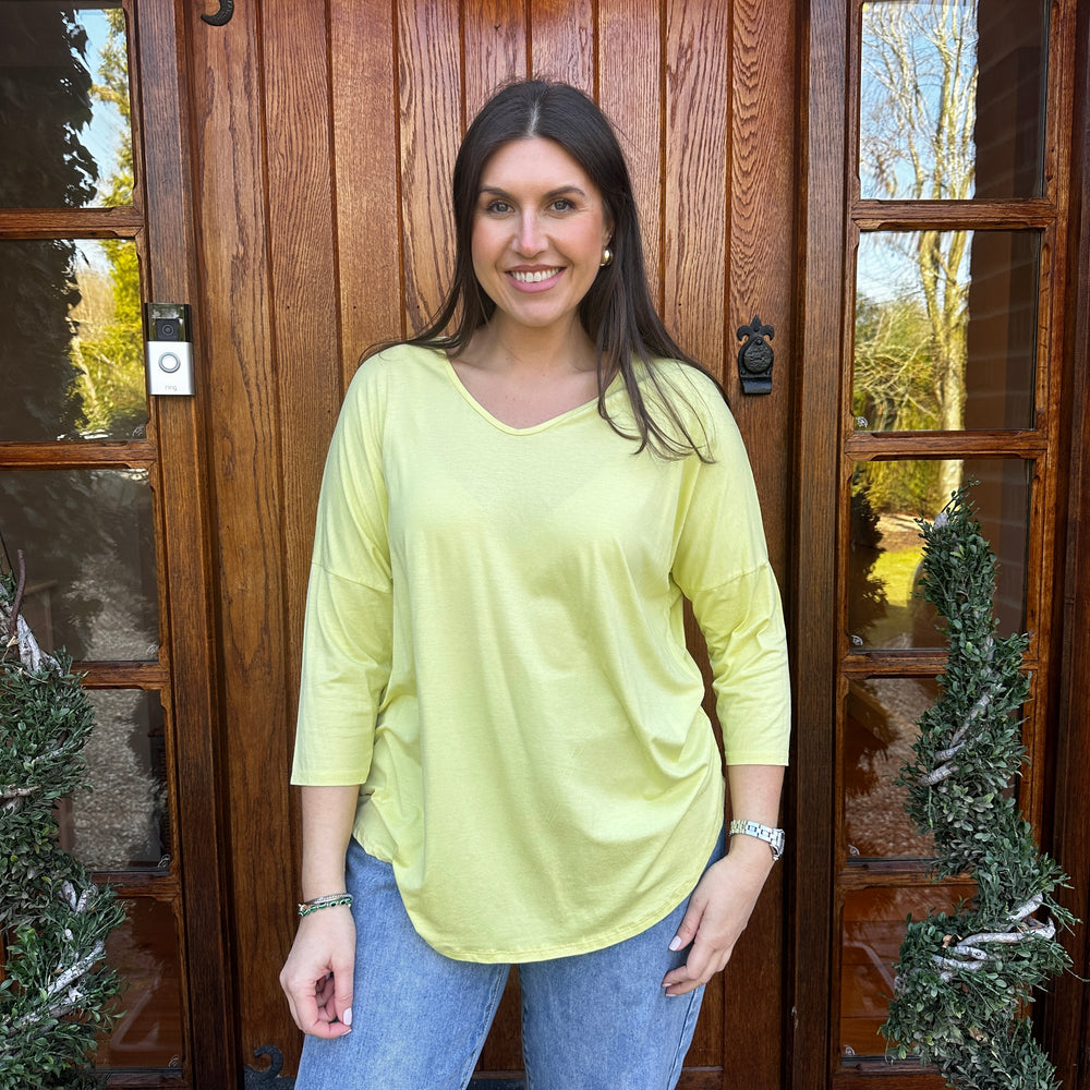 Long Sleeve Jamie Jersey T-Shirt - Blush Boutique Essex