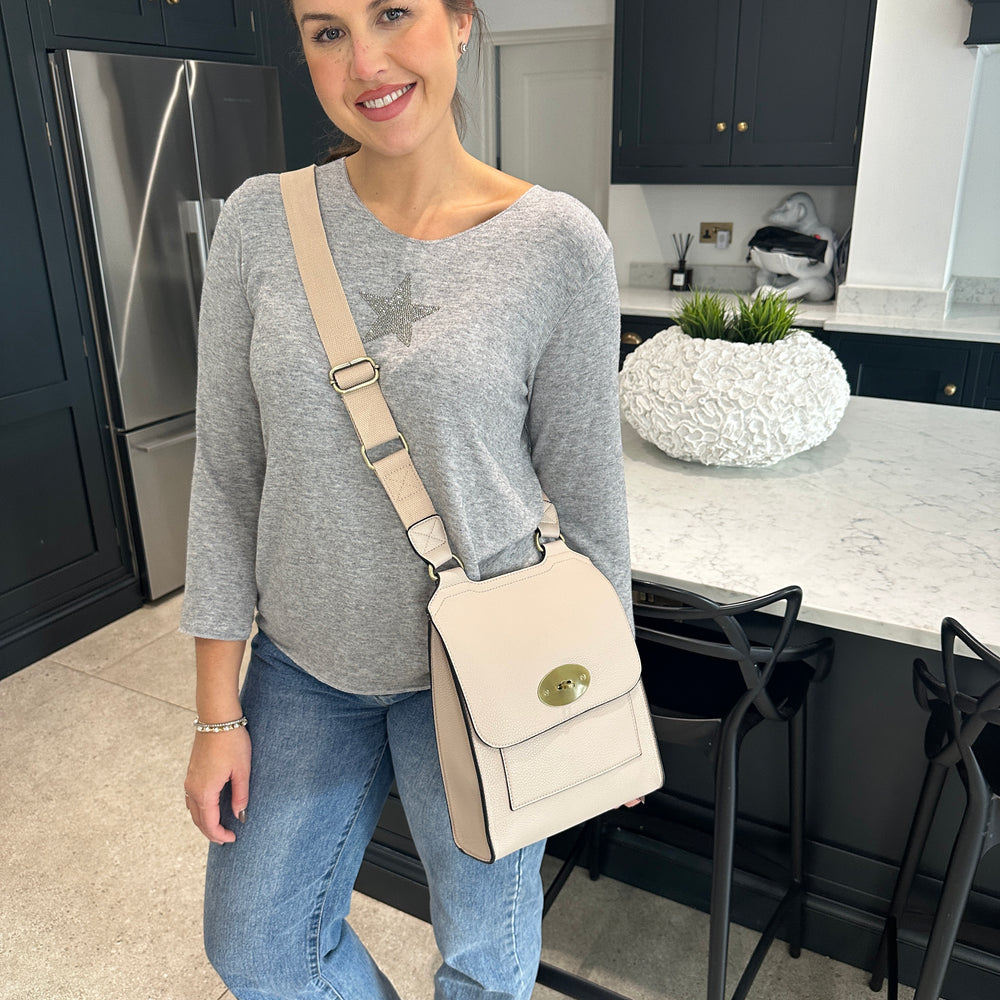 Crossbody Flap Bag - Blush Boutique Essex