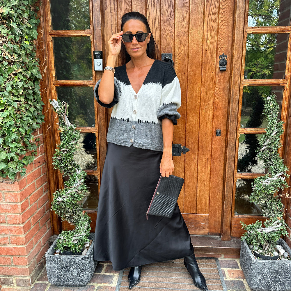 Benji Satin Skirt - Blush Boutique Essex