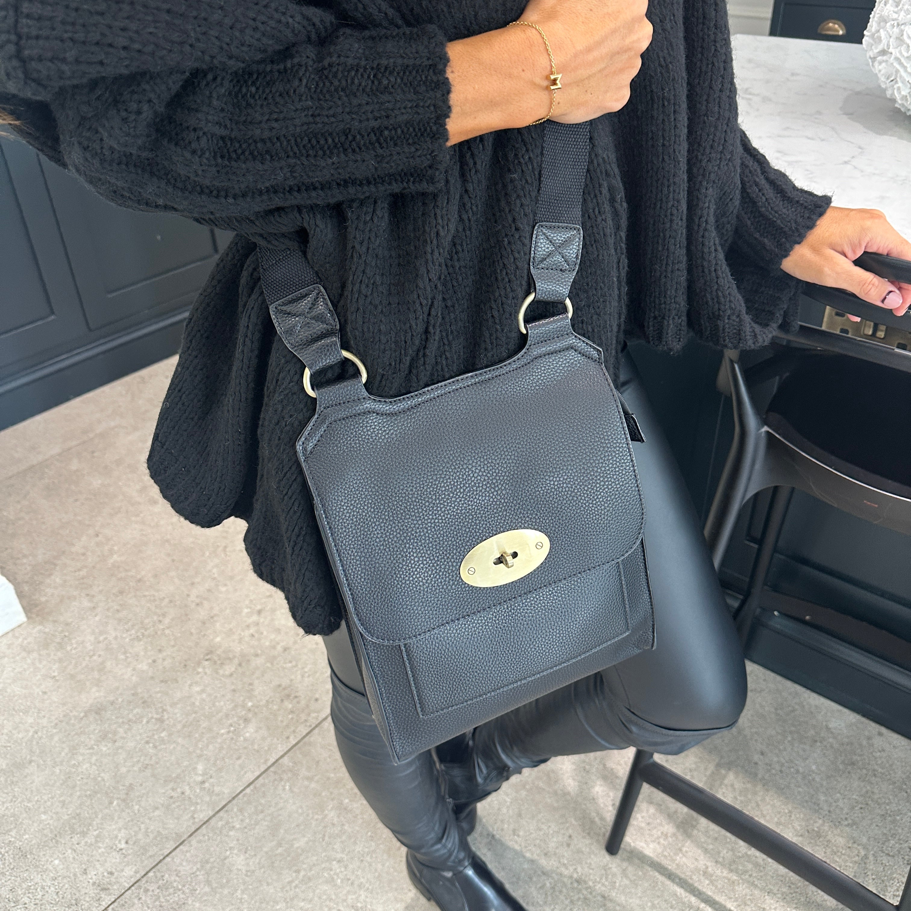 Crossbody Flap Bag - Blush Boutique Essex