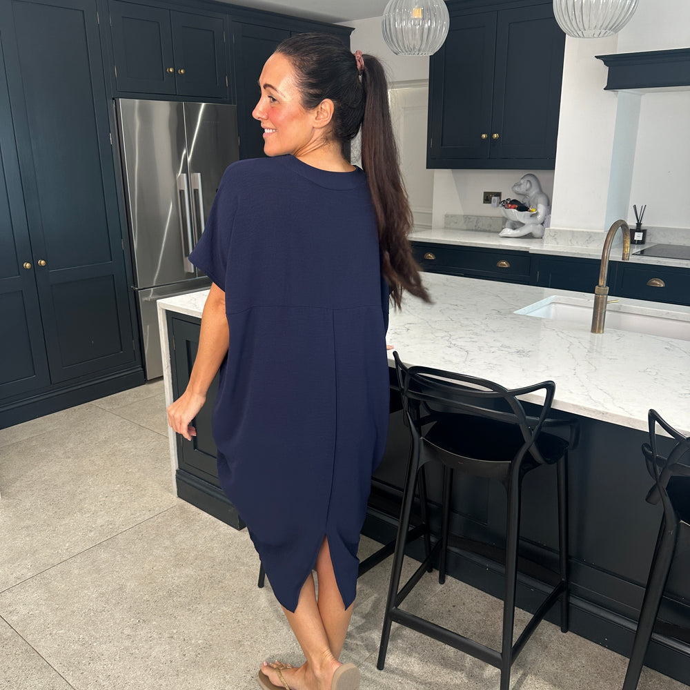 Faith V Neck Dress - Blush Boutique Essex