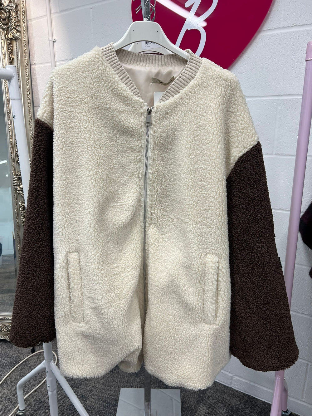 Bailey Boucle Bomber - Blush Boutique Essex