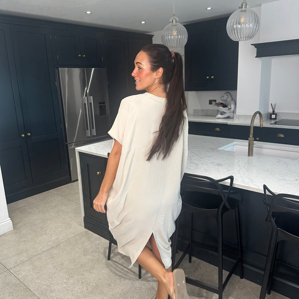 Faith V Neck Dress - Blush Boutique Essex