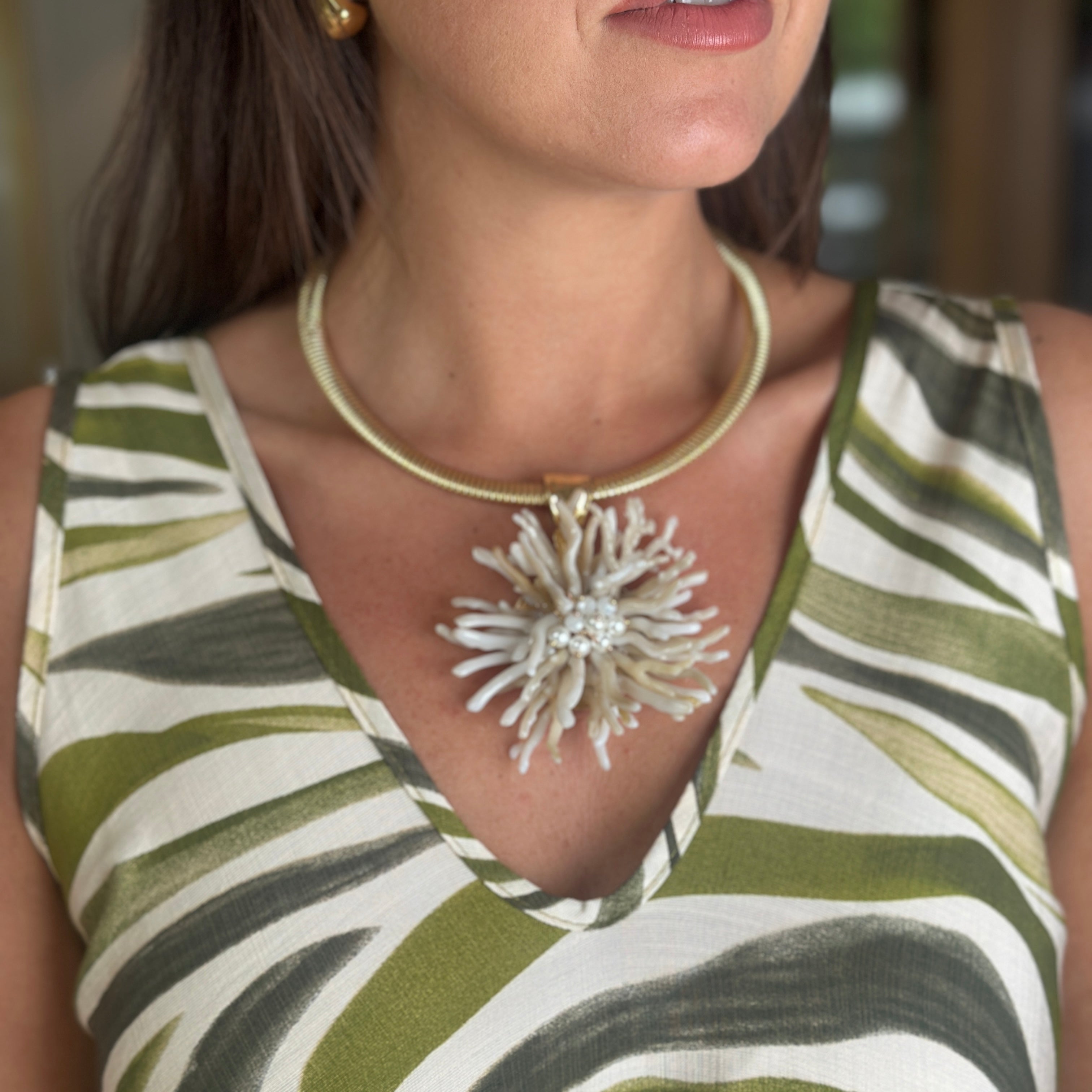 Coral Necklace - Blush Boutique Essex
