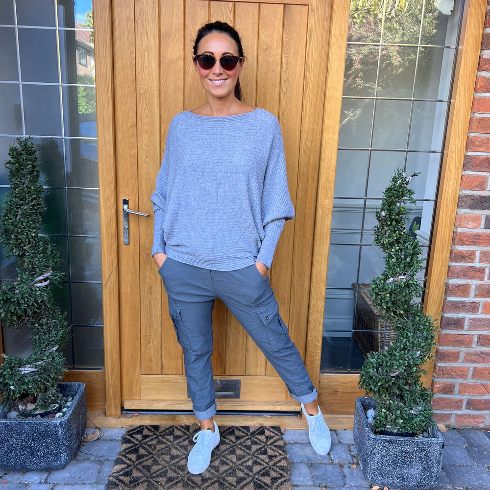 Sammie Ribbed Jumper - Blush Boutique Essex