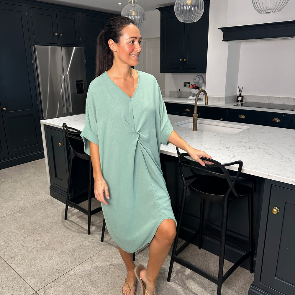 Tiffany Knot Dress - Blush Boutique Essex