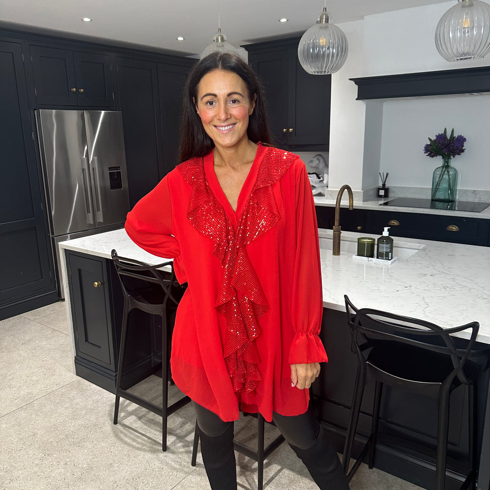 Festive Santiago Shirt - Blush Boutique Essex