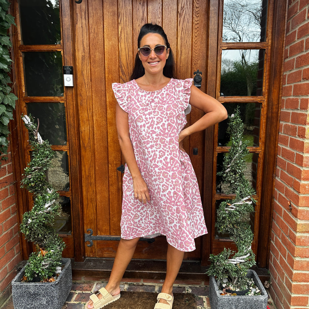 Rudi Leopard Dress - Blush Boutique Essex