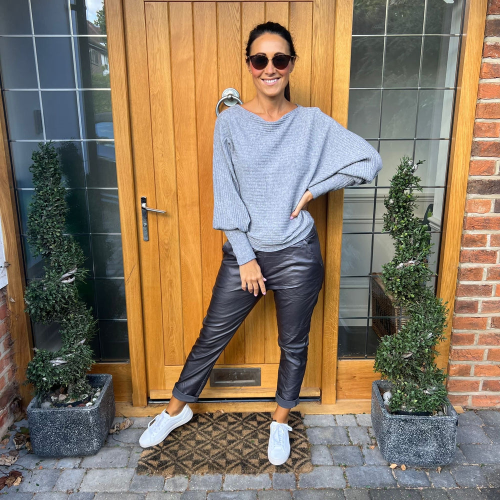 Sammie Ribbed Jumper - Blush Boutique Essex