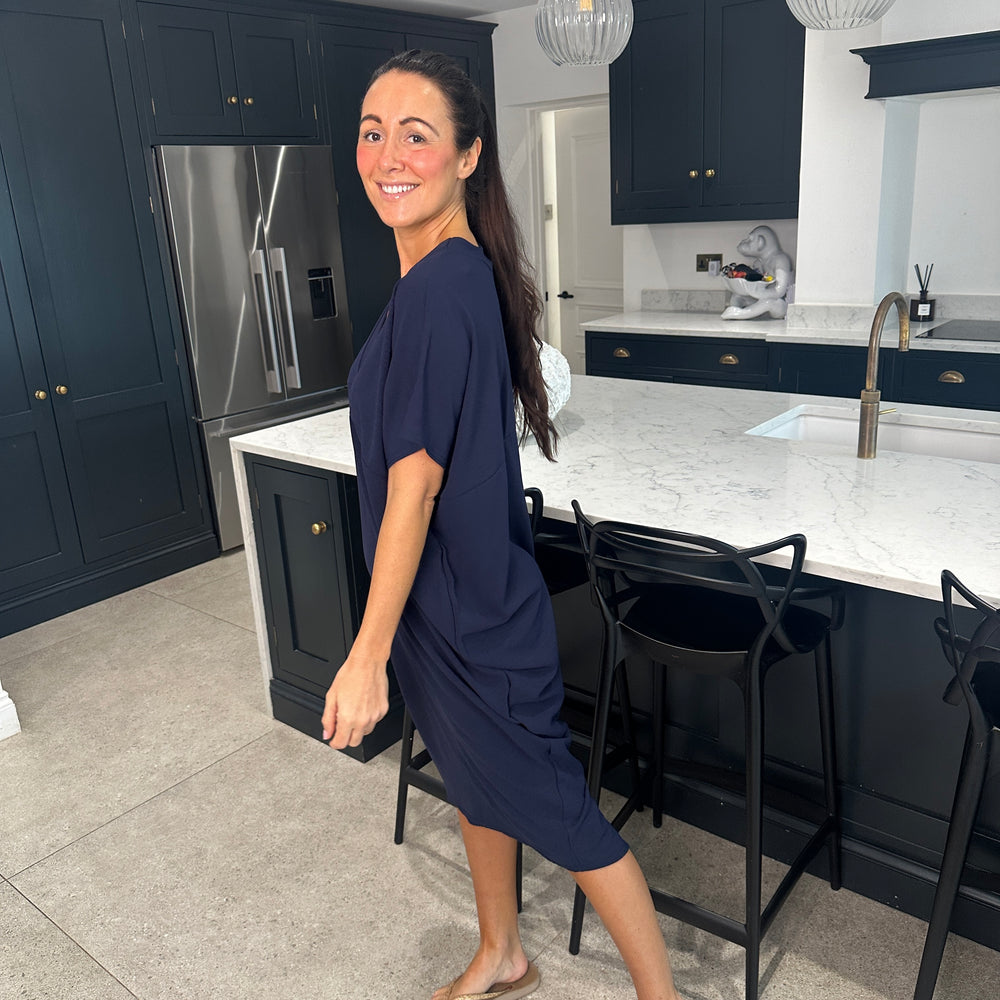 Faith V Neck Dress - Blush Boutique Essex