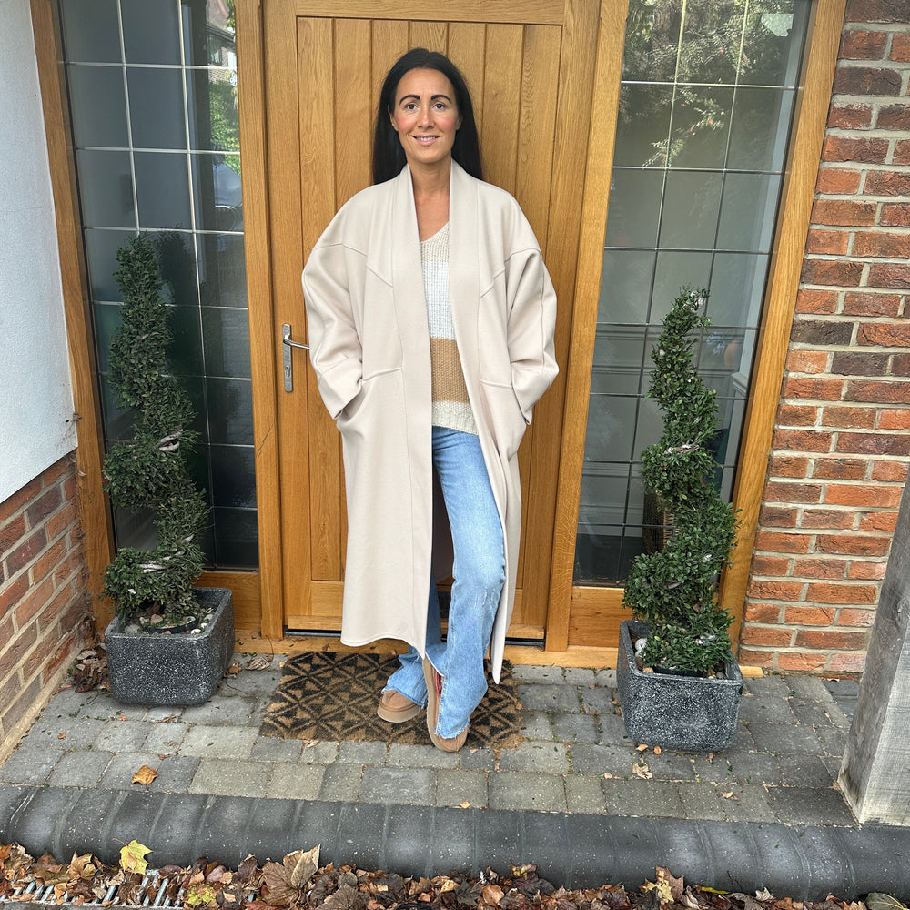 Frank Duster Coat - Blush Boutique Essex
