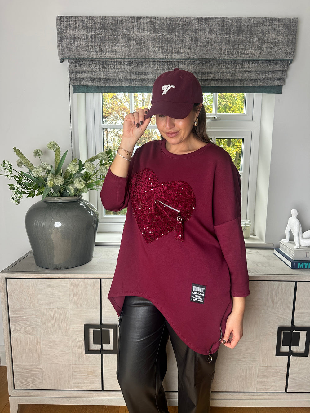 Howie Heart Sweatshirt - Blush Boutique Essex