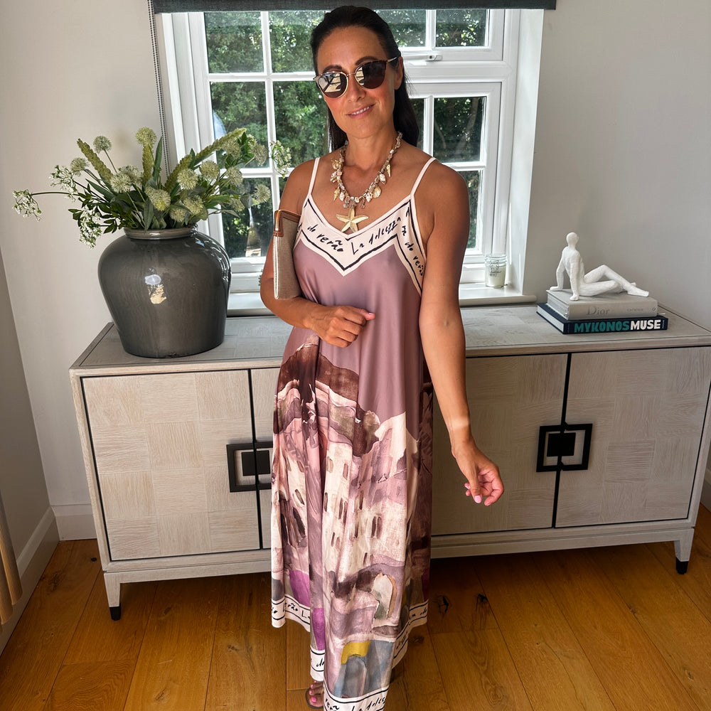 Venice Scarf Dress - Blush Boutique Essex