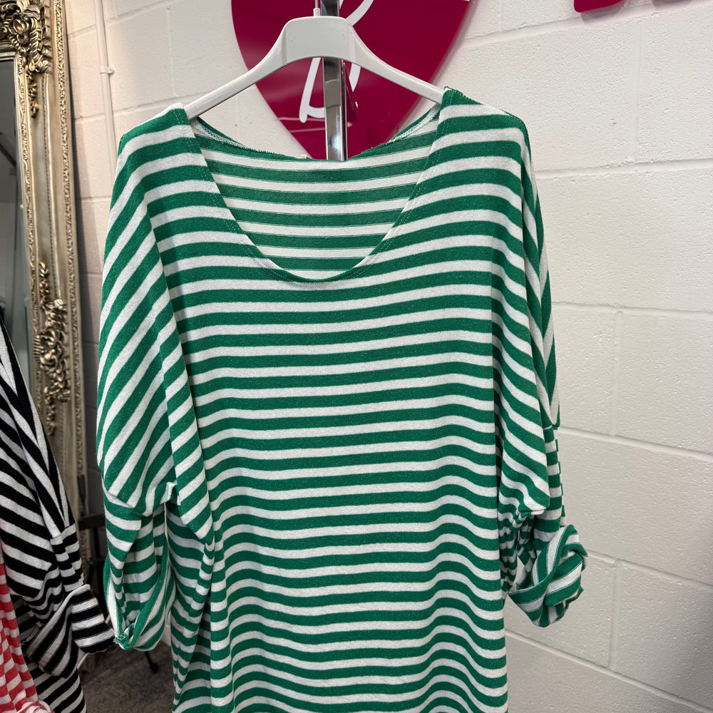 Jules stripe long sleeve T shirt - Blush Boutique Essex