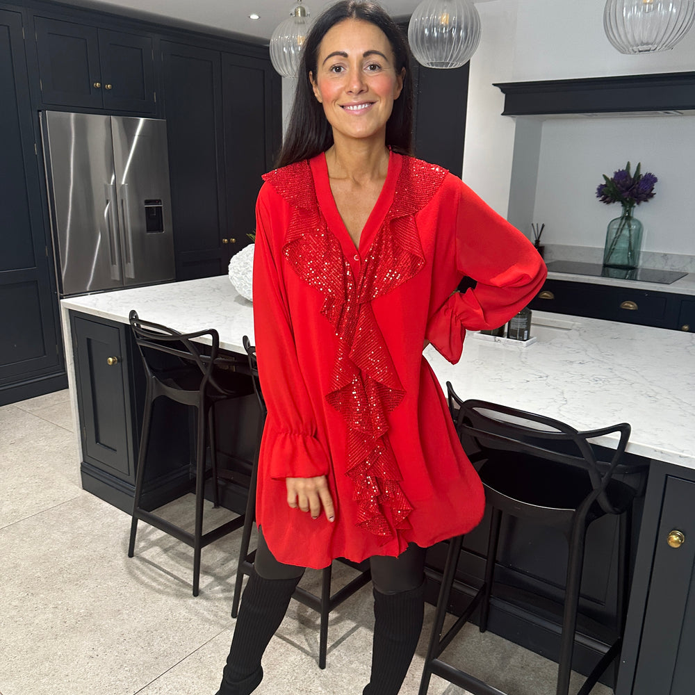 Festive Santiago Shirt - Blush Boutique Essex