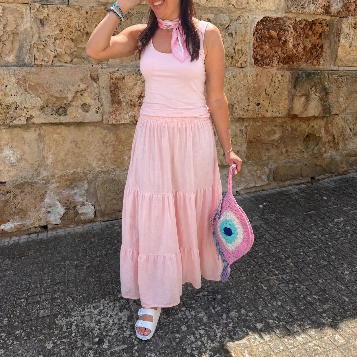 Francis Tiered skirt - Blush Boutique Essex