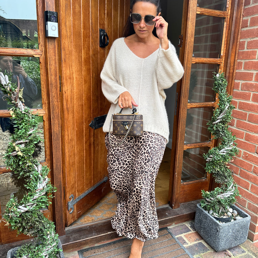 Tali Leopard Skirt