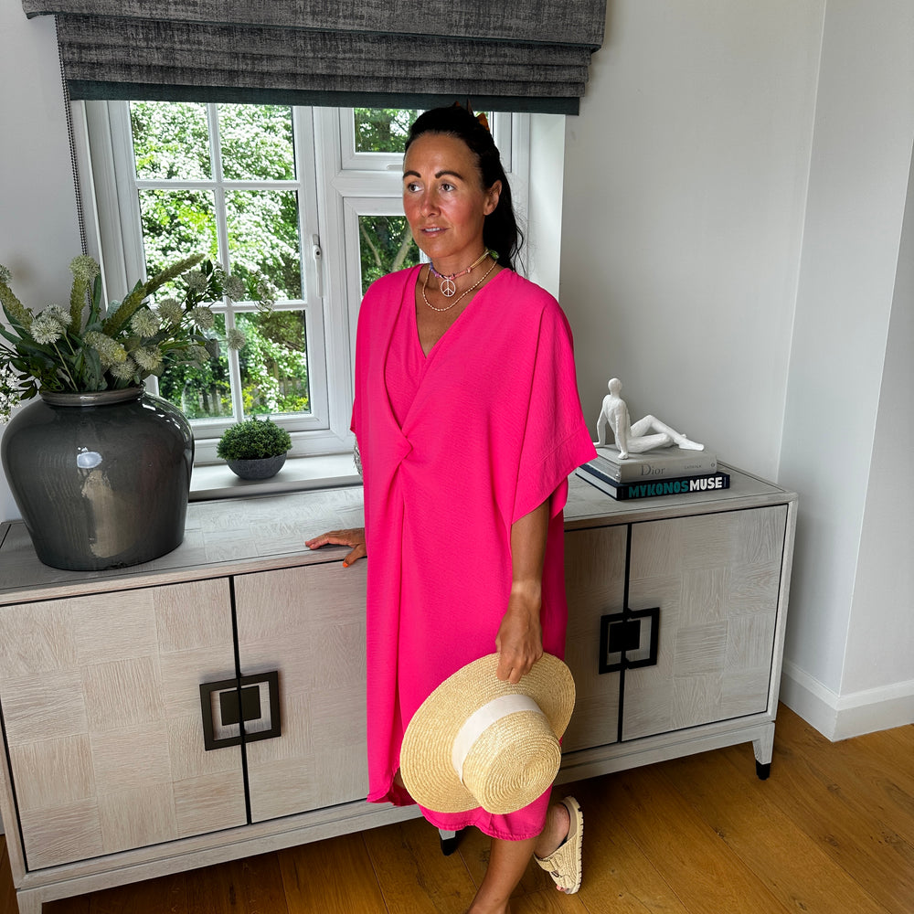 Tiffany Maxi Knot Dress - Blush Boutique Essex