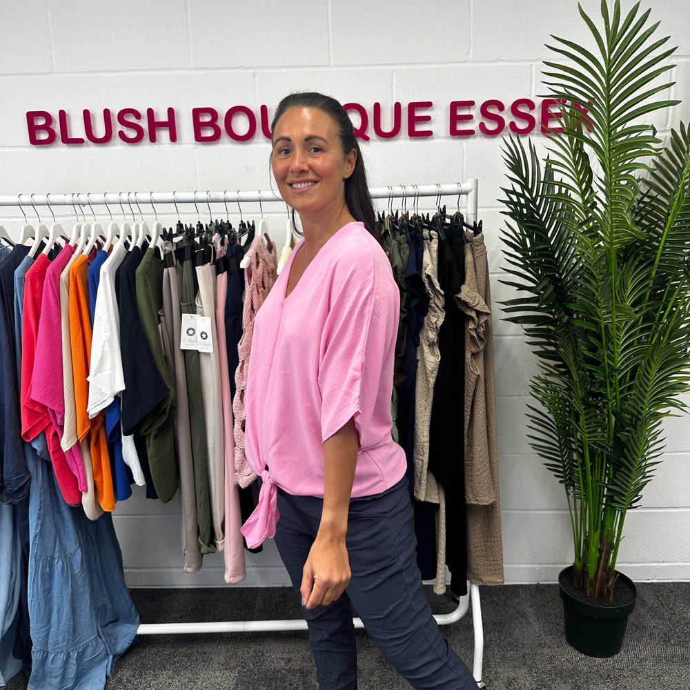 Chantelle Tie Top - Blush Boutique Essex