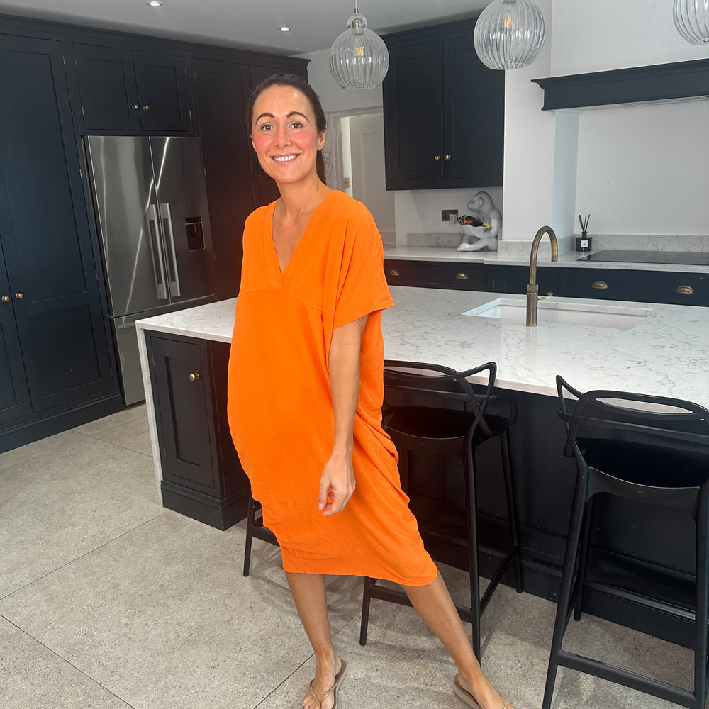 Faith V Neck Dress - Blush Boutique Essex