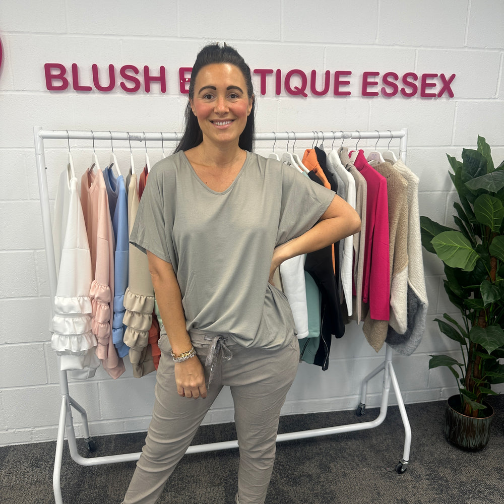 Jamie Jersey T Shirt - Blush Boutique Essex