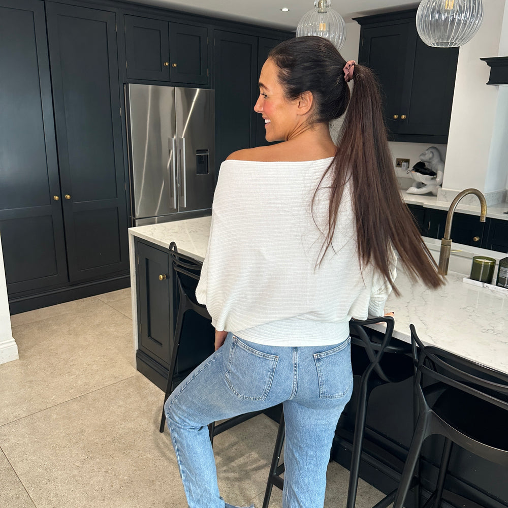 Sammie Ribbed Jumper - Blush Boutique Essex