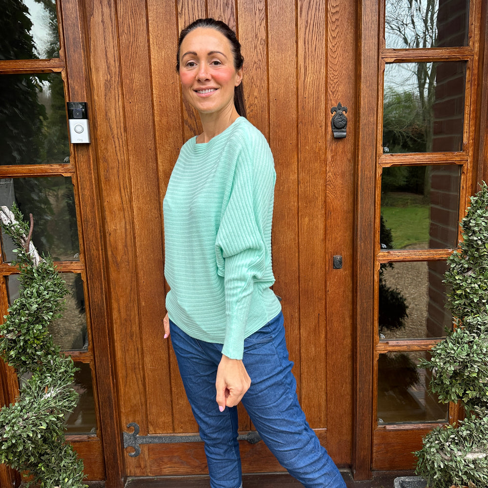 Sammie Ribbed Jumper - Blush Boutique Essex