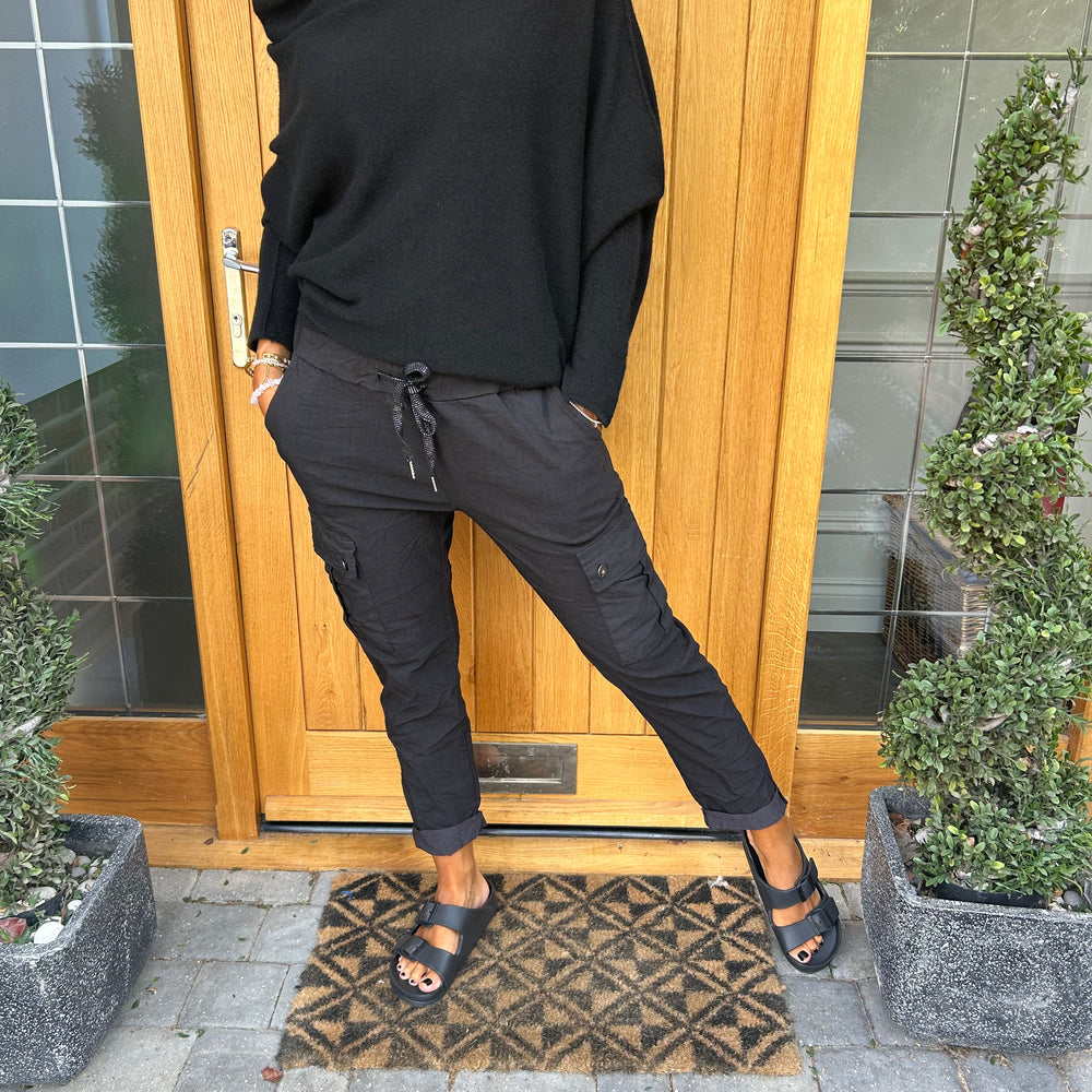 Carli Cargo Magic Trousers - Blush Boutique Essex