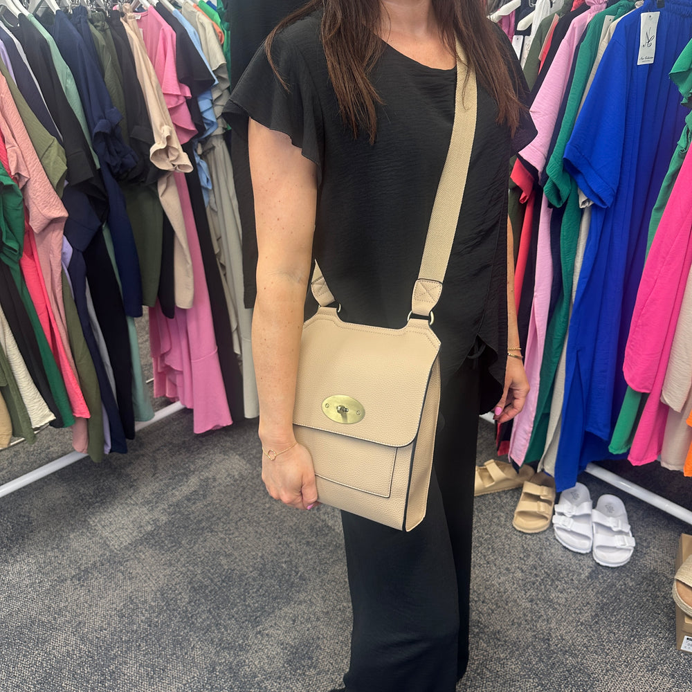 Crossbody Flap Bag - Blush Boutique Essex