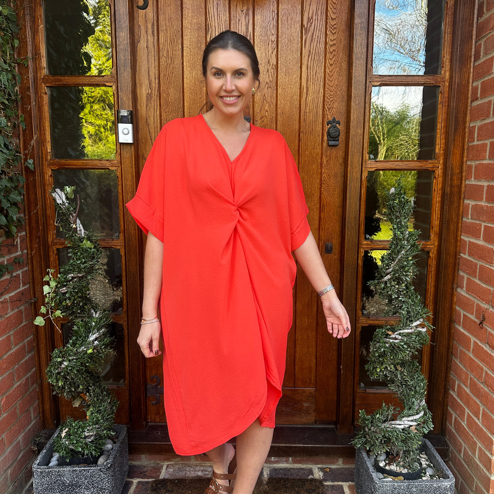 Tiffany Maxi Knot Dress - Blush Boutique Essex