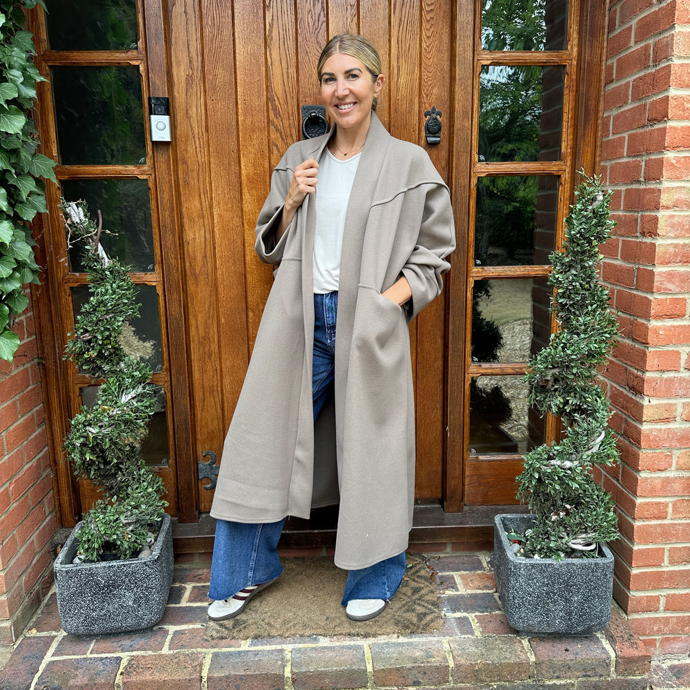 Frank Duster Coat - Blush Boutique Essex