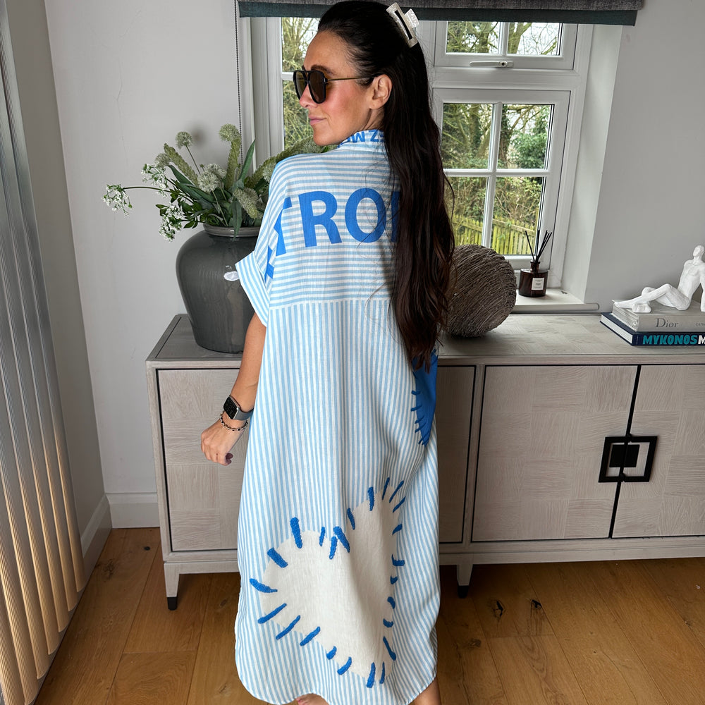 Lulu Shirt Dress - Blush Boutique Essex