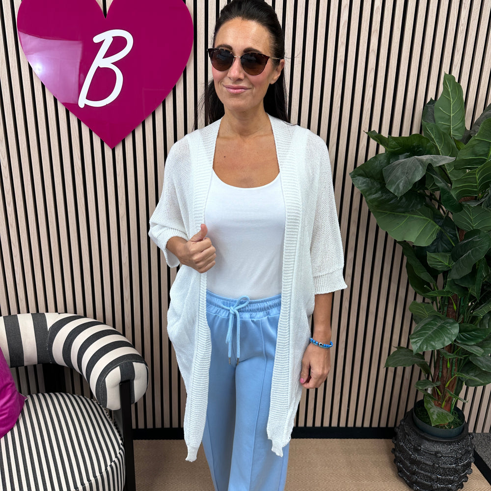 Taya Tie Cardigan - Blush Boutique Essex