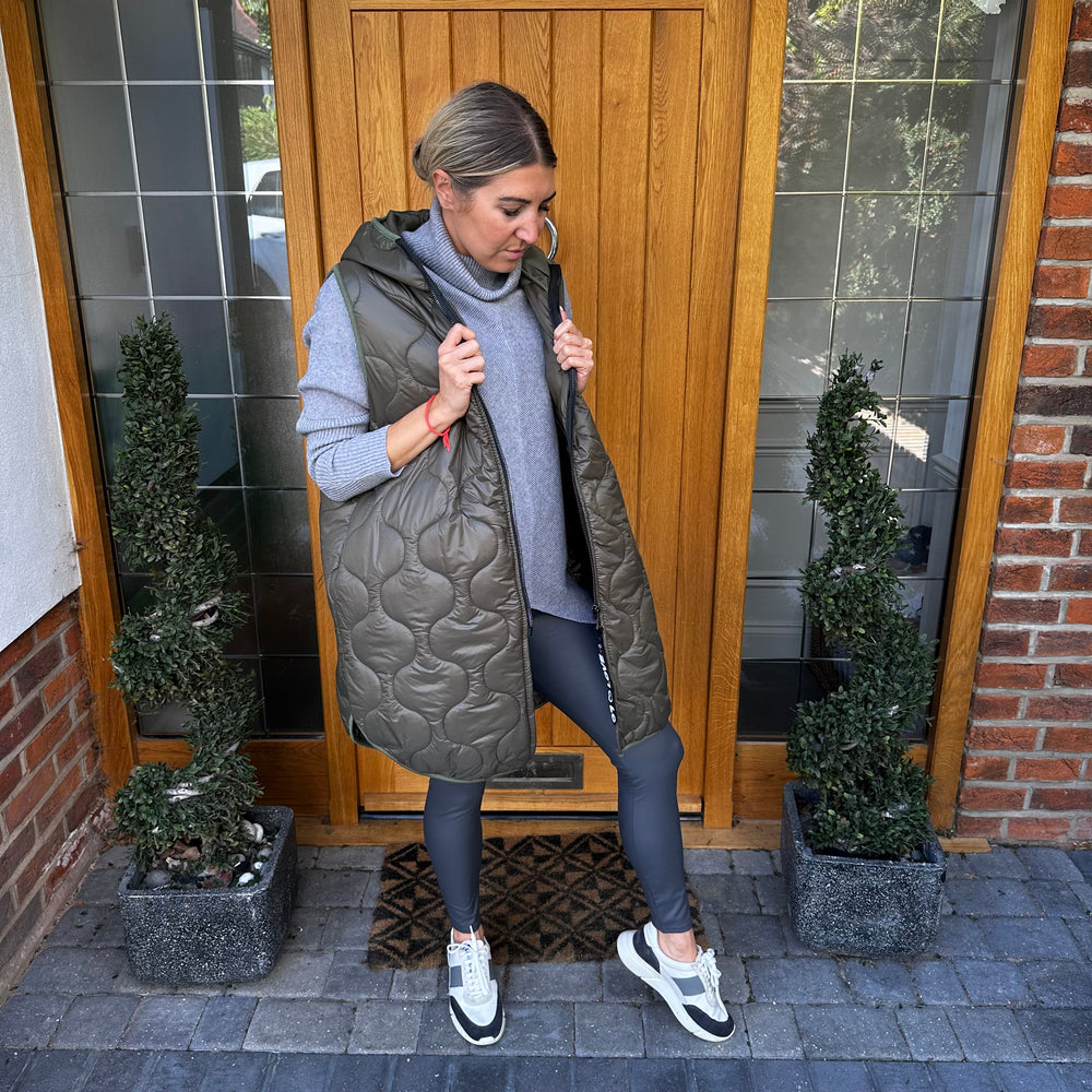 Love Quilted Body Warmer - Blush Boutique Essex