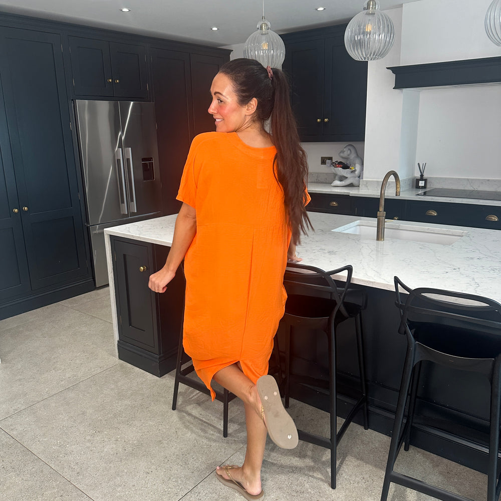 Faith V Neck Dress - Blush Boutique Essex