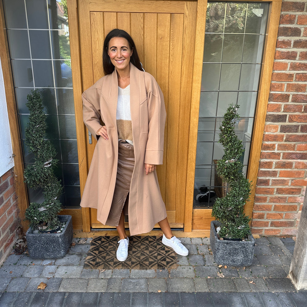 Frank Duster Coat - Blush Boutique Essex