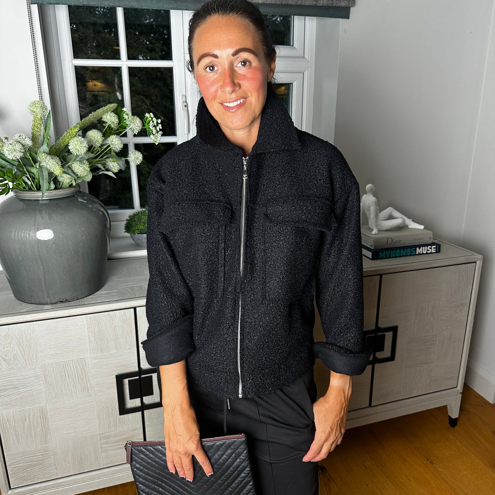 Bobbi Boucle Jacket - Blush Boutique Essex