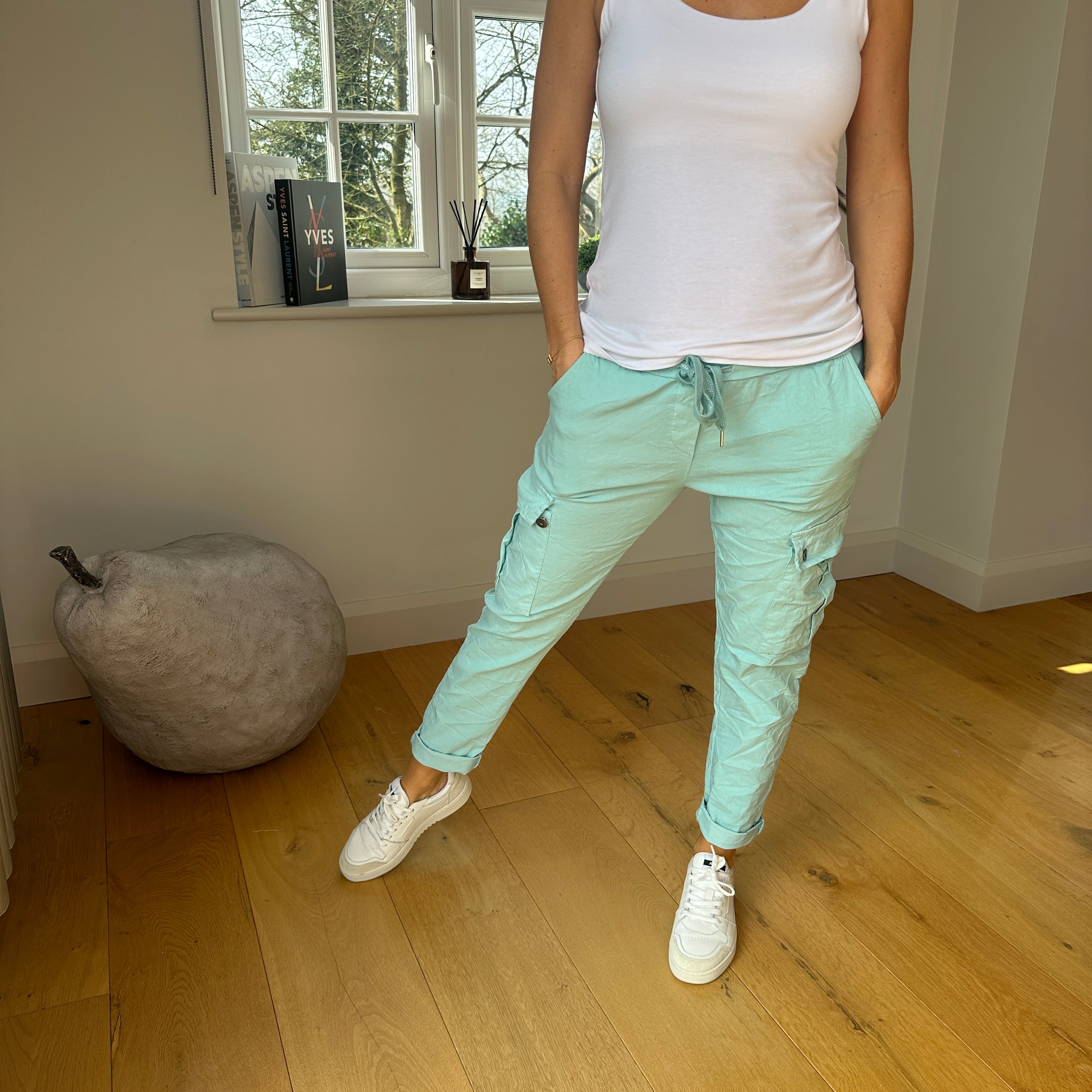 Cargo Carli Trousers - Blush Boutique Essex