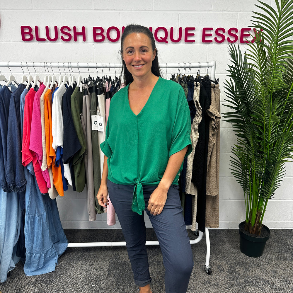 Chantelle Tie Top - Blush Boutique Essex
