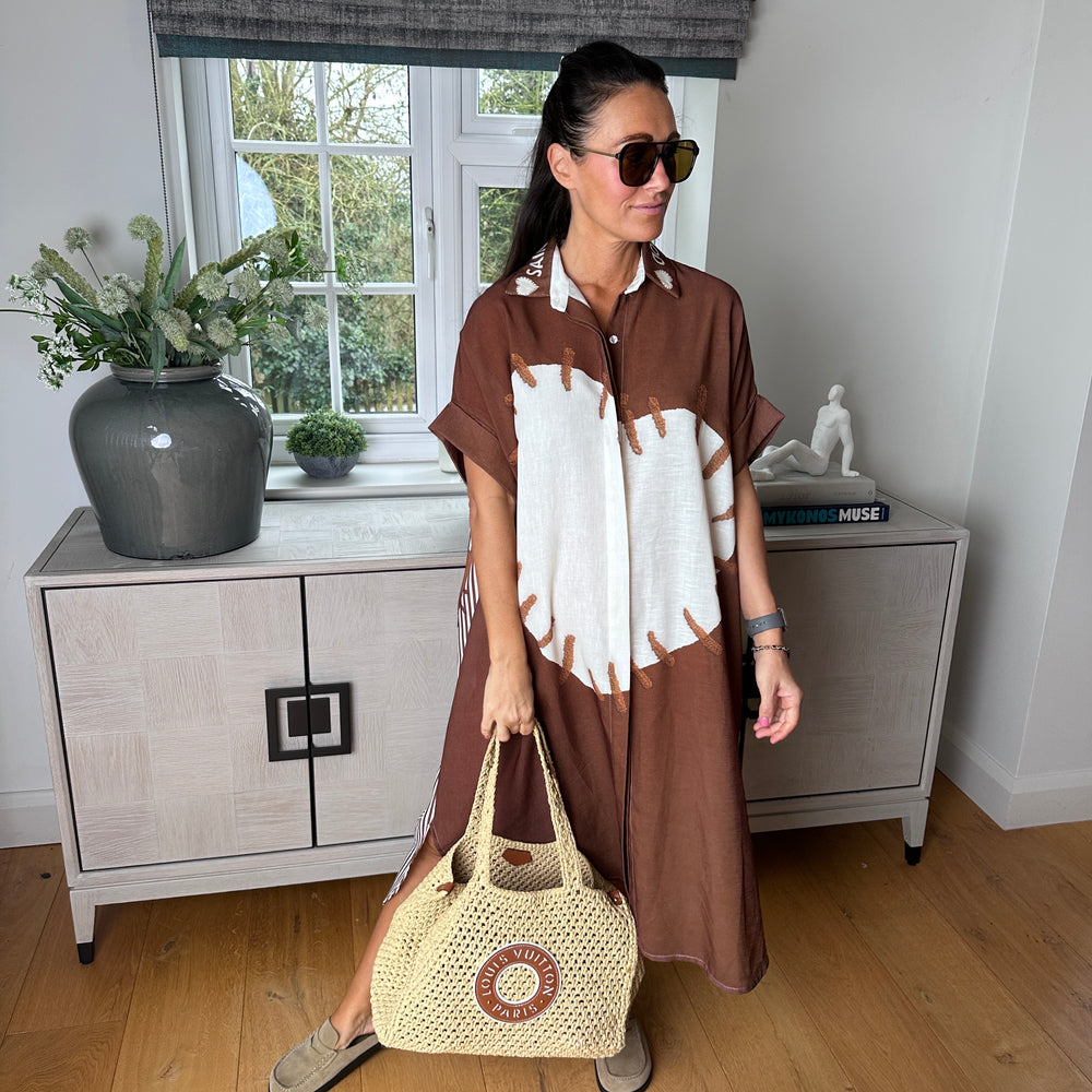 Lulu Shirt Dress - Blush Boutique Essex