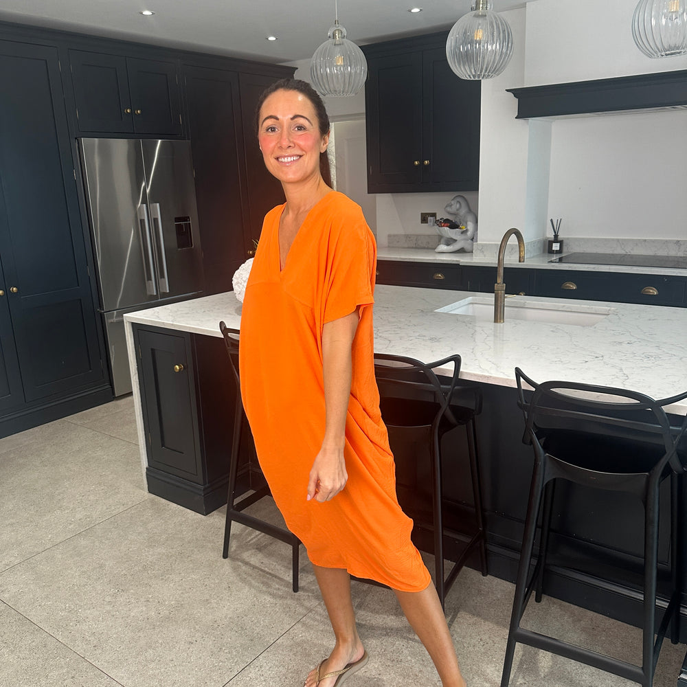 Faith V Neck Dress - Blush Boutique Essex