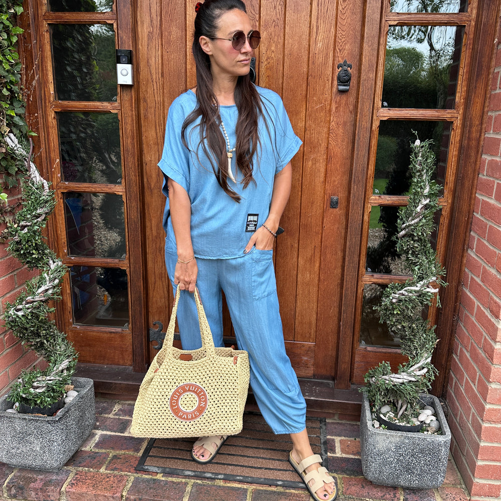 Lola Denim Co Ord - Blush Boutique Essex