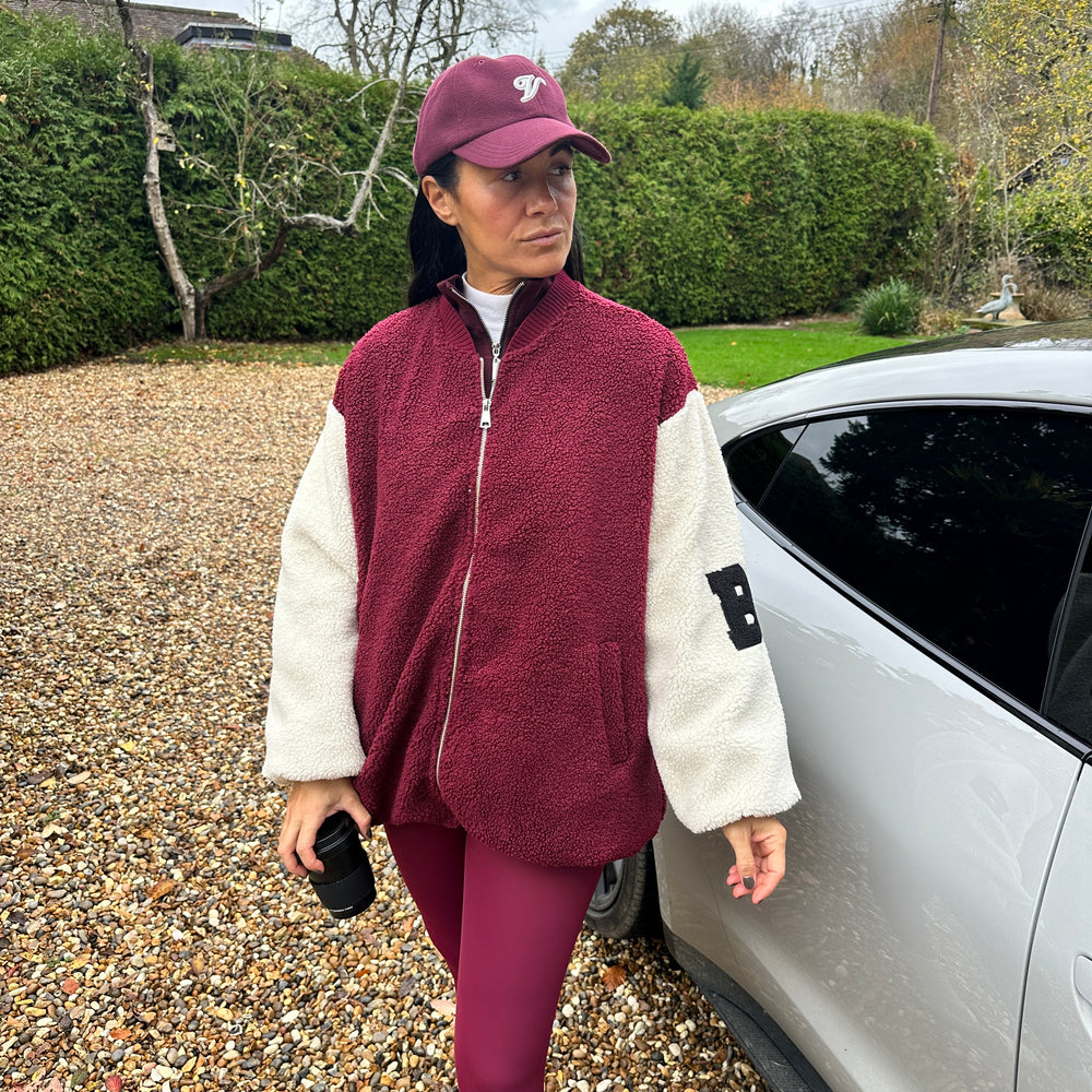 Bailey Boucle Bomber - Blush Boutique Essex