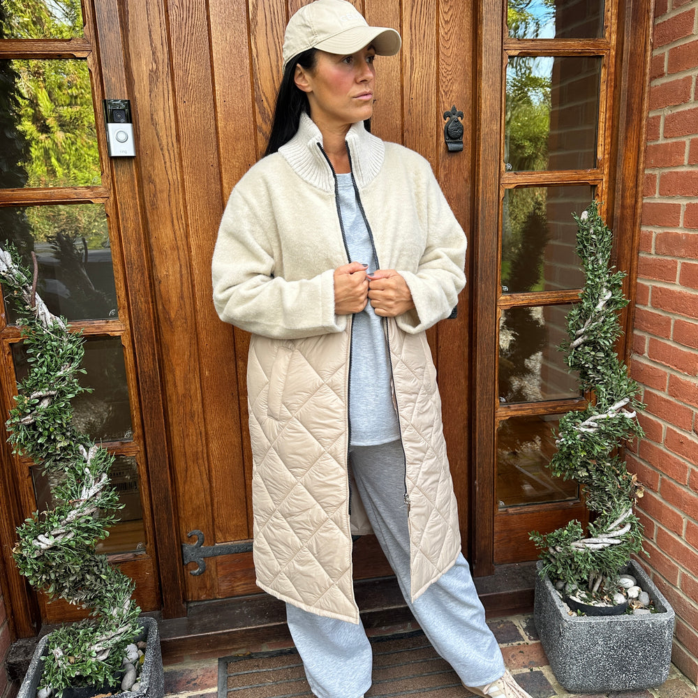 Jude Quilted Coat - Blush Boutique Essex