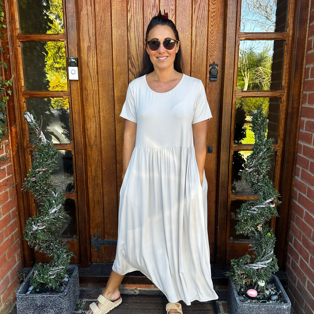 Helena Jersey Dress - Blush Boutique Essex