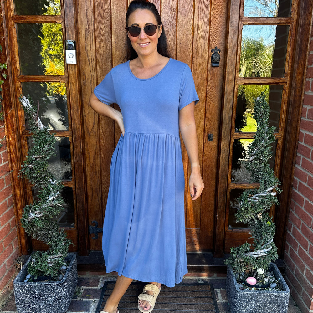 Helena Jersey Dress - Blush Boutique Essex