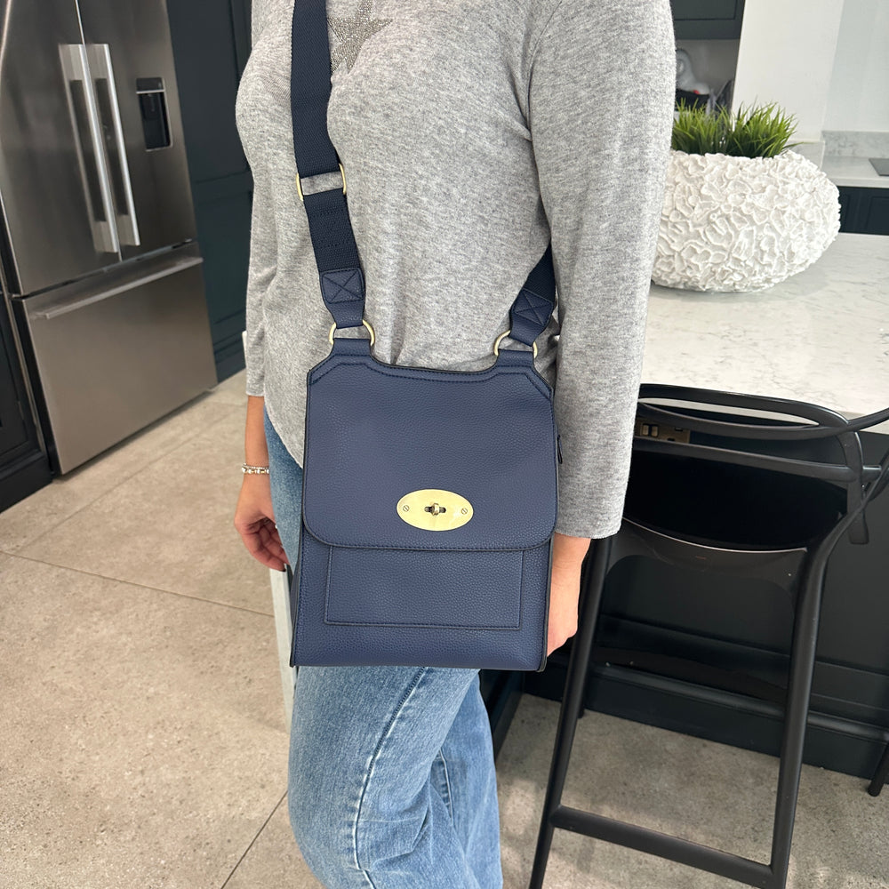 Crossbody Flap Bag - Blush Boutique Essex