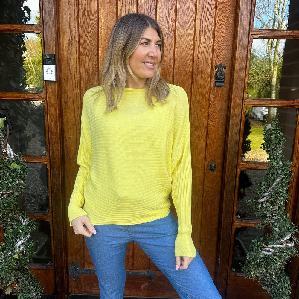 Sammie Ribbed Jumper - Blush Boutique Essex