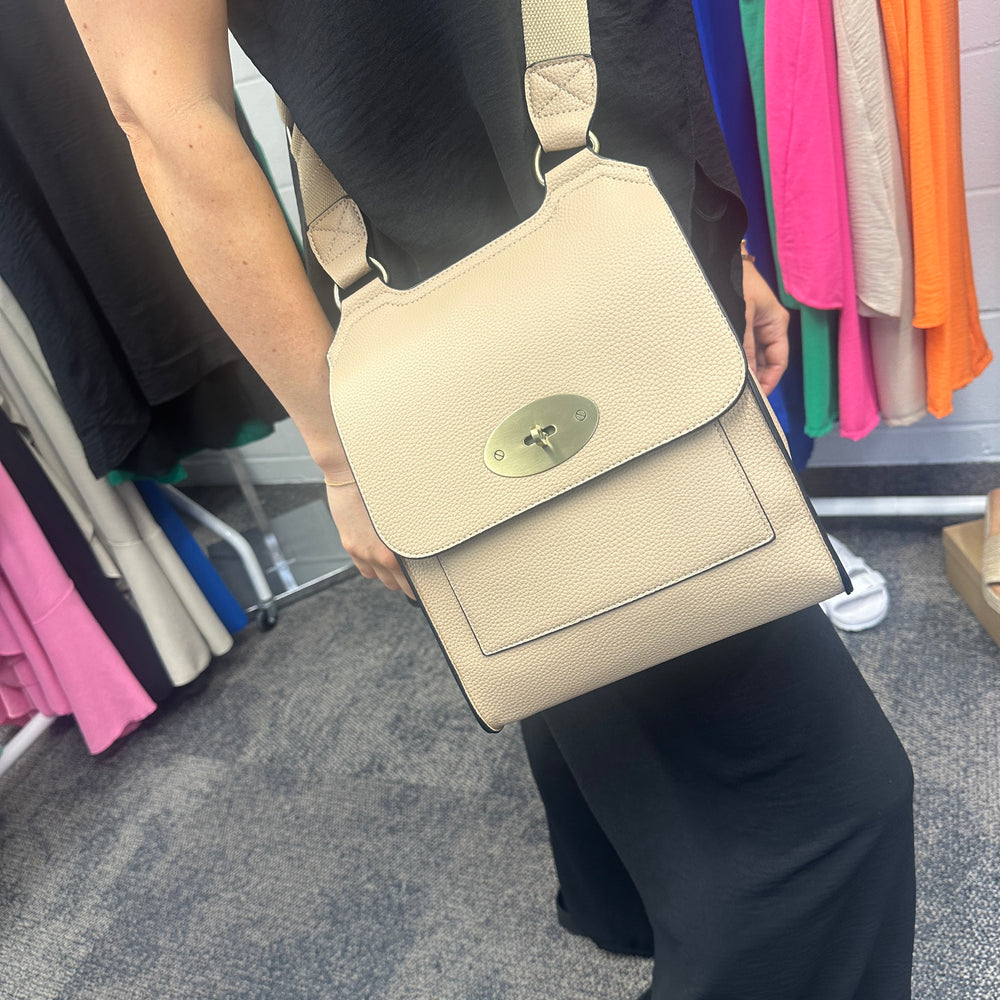 Crossbody Flap Bag - Blush Boutique Essex