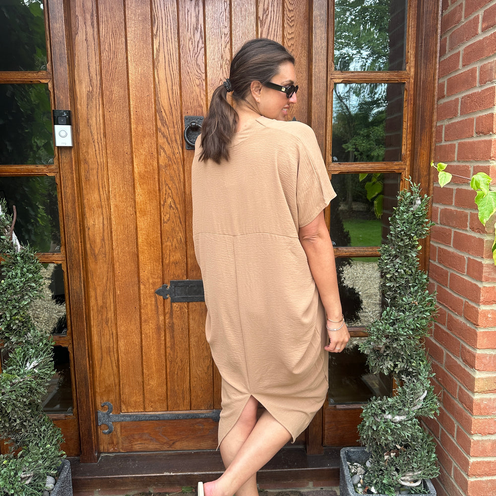 Faith V Neck Dress - Blush Boutique Essex